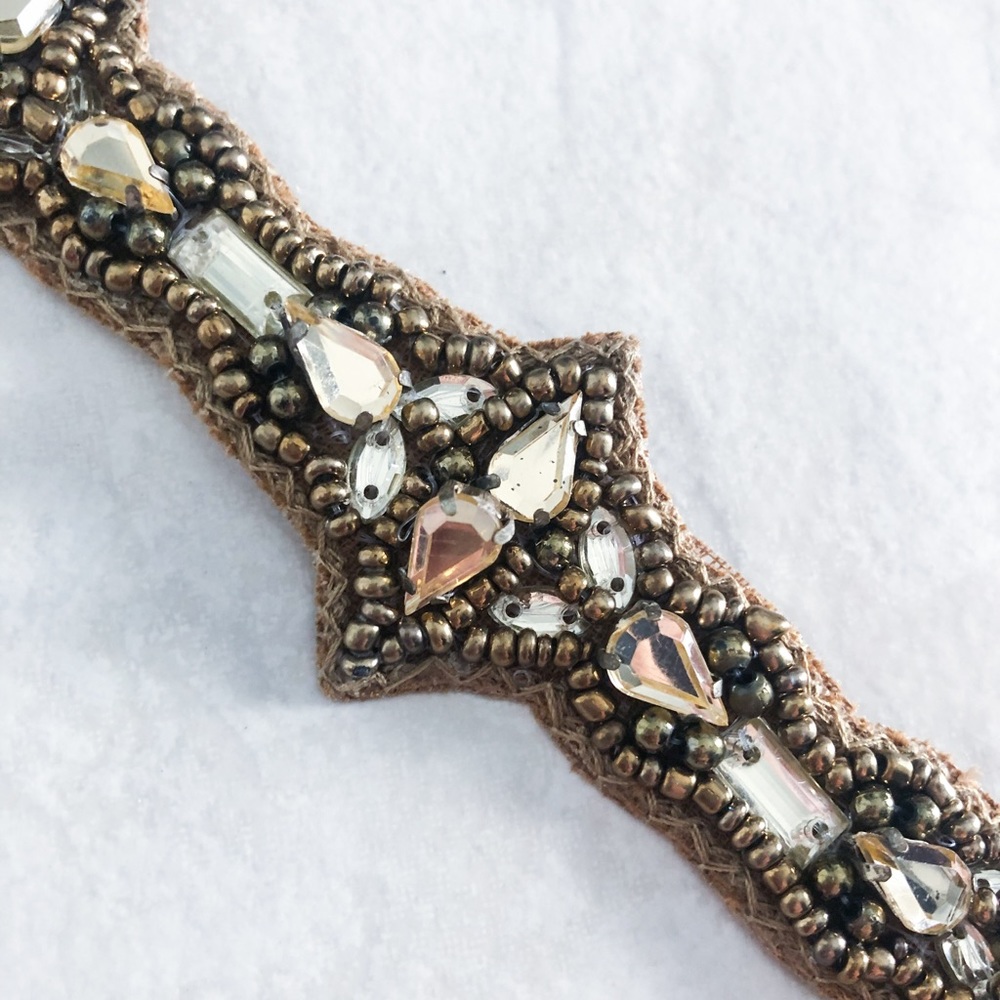 NWT Ann Taylor Loft Rhinestone Belt